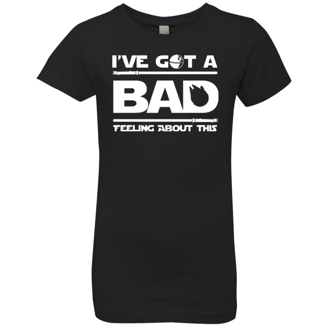 T-Shirts Black / YXS Bad Feeling Girls Premium T-Shirt