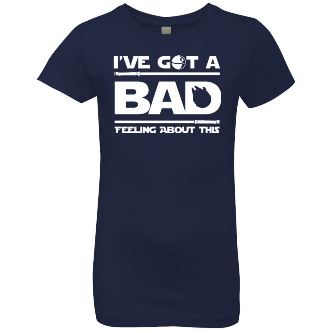 T-Shirts Midnight Navy / YXS Bad Feeling Girls Premium T-Shirt