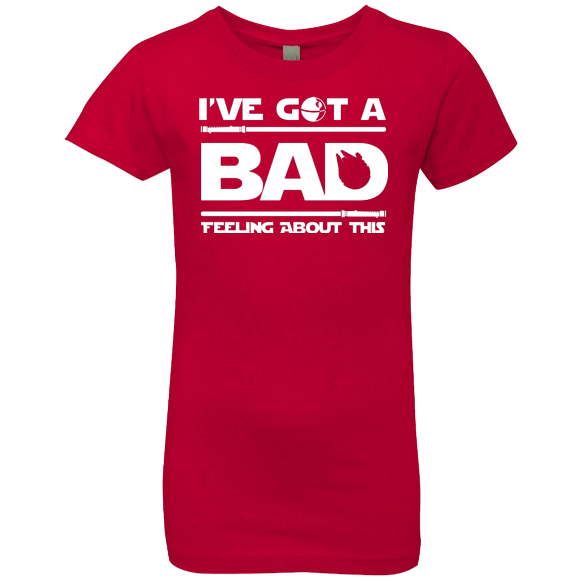 T-Shirts Red / YXS Bad Feeling Girls Premium T-Shirt