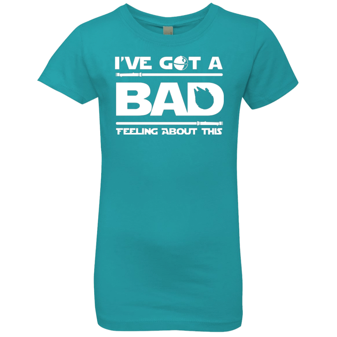 T-Shirts Tahiti Blue / YXS Bad Feeling Girls Premium T-Shirt