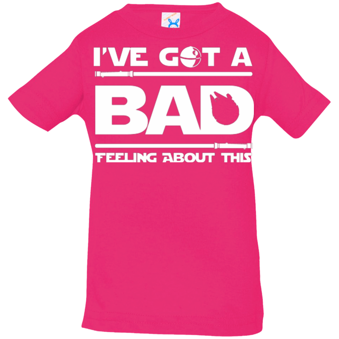 T-Shirts Hot Pink / 6 Months Bad Feeling Infant Premium T-Shirt