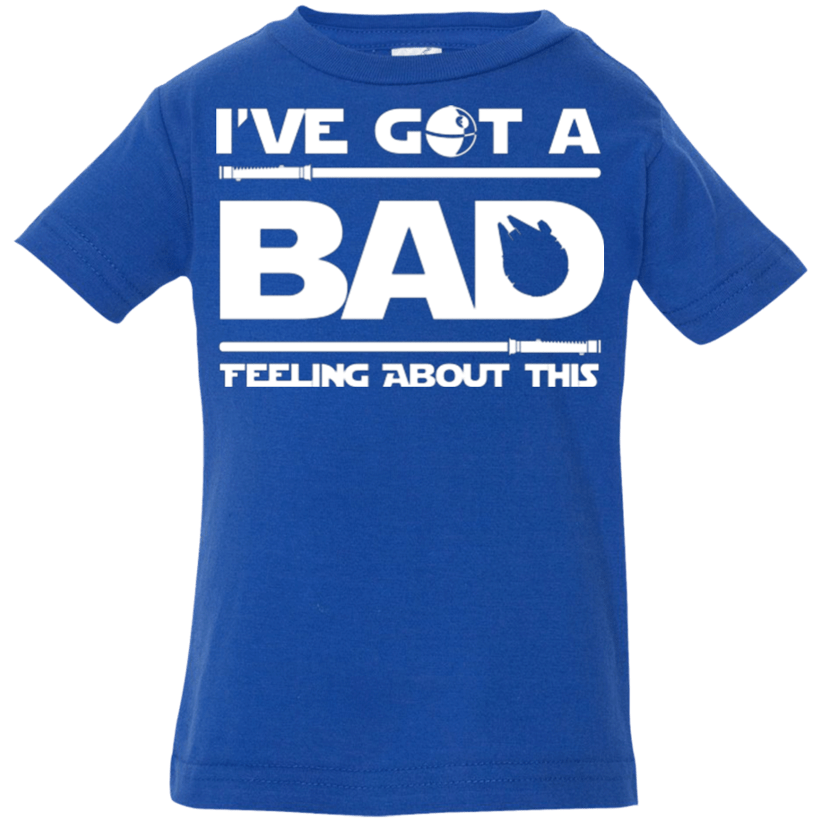 T-Shirts Royal / 6 Months Bad Feeling Infant Premium T-Shirt