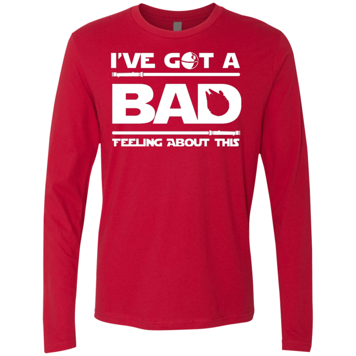 T-Shirts Red / Small Bad Feeling Men's Premium Long Sleeve