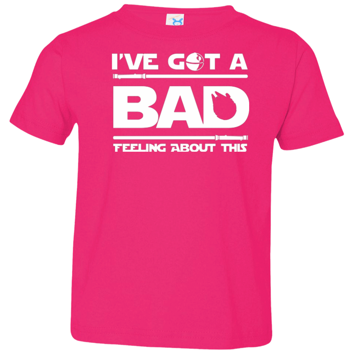 T-Shirts Hot Pink / 2T Bad Feeling Toddler Premium T-Shirt