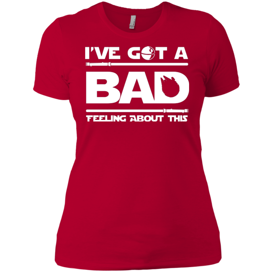 T-Shirts Red / X-Small Bad Feeling Women's Premium T-Shirt