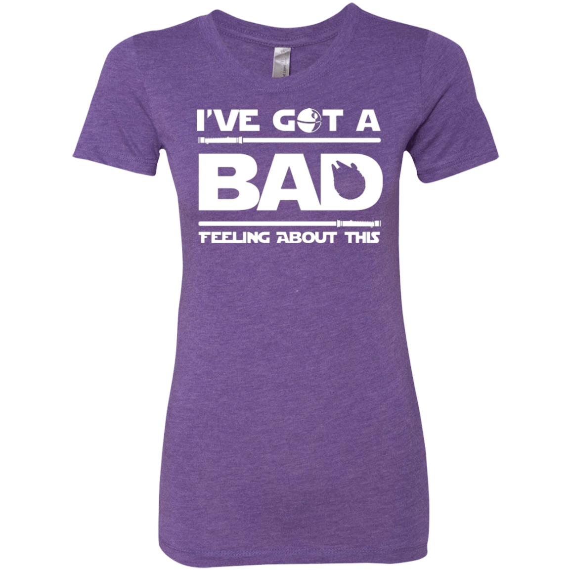 T-Shirts Purple Rush / Small Bad Feeling Women's Triblend T-Shirt