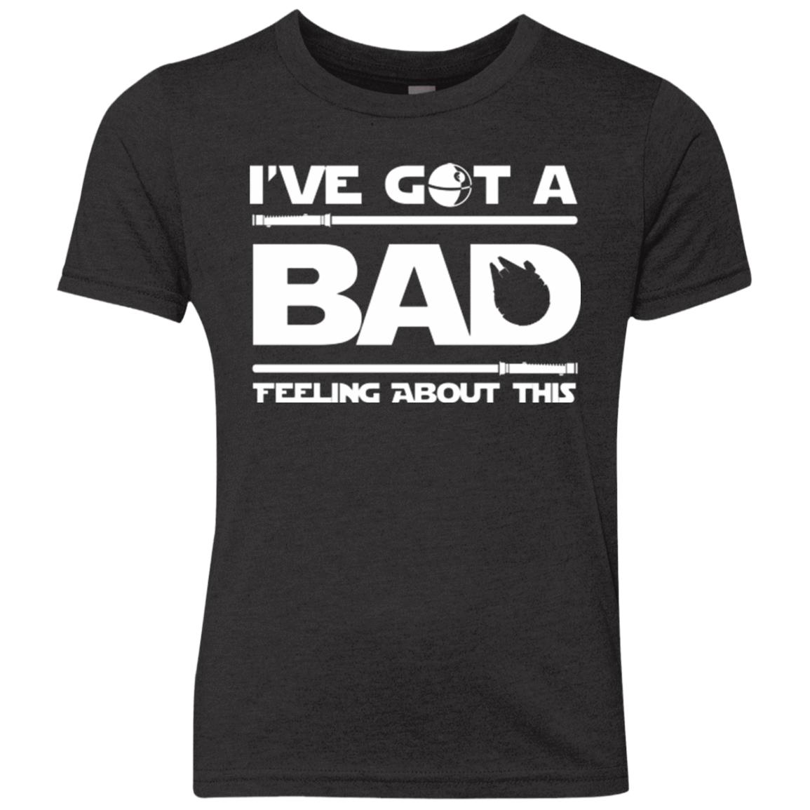 T-Shirts Vintage Black / YXS Bad Feeling Youth Triblend T-Shirt