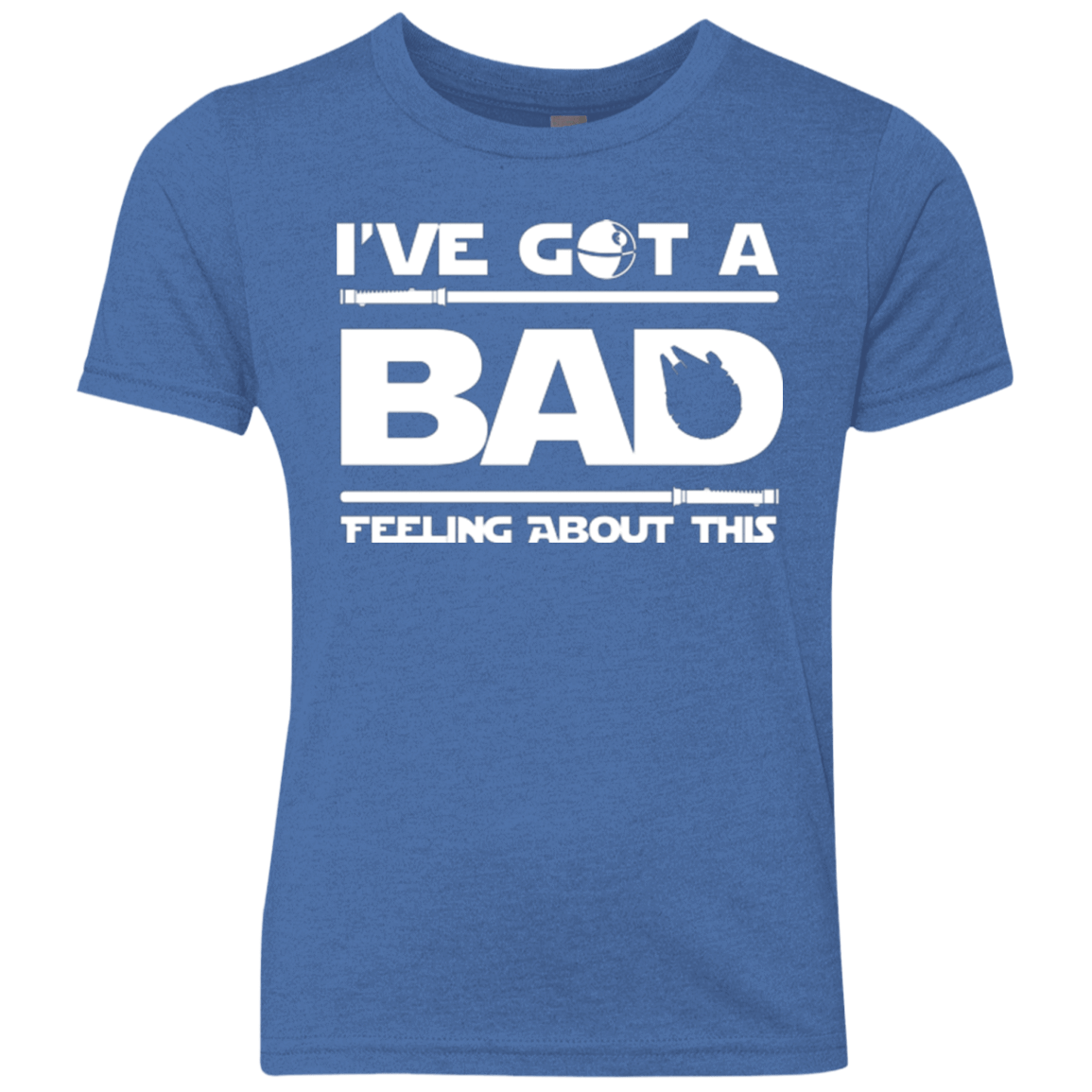 T-Shirts Vintage Royal / YXS Bad Feeling Youth Triblend T-Shirt