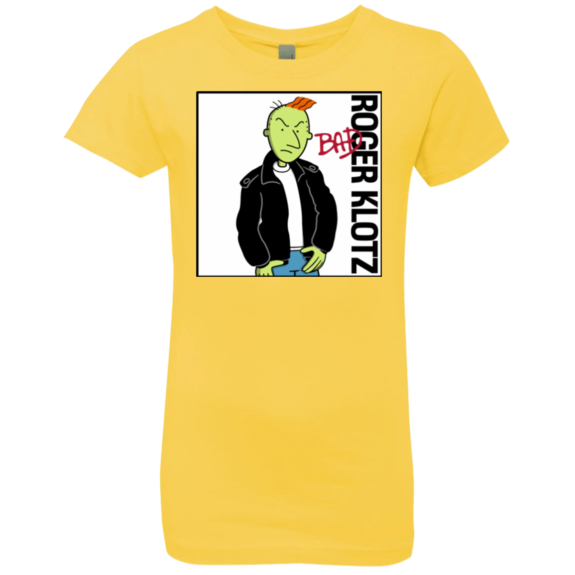 T-Shirts Vibrant Yellow / YXS BAD Girls Premium T-Shirt