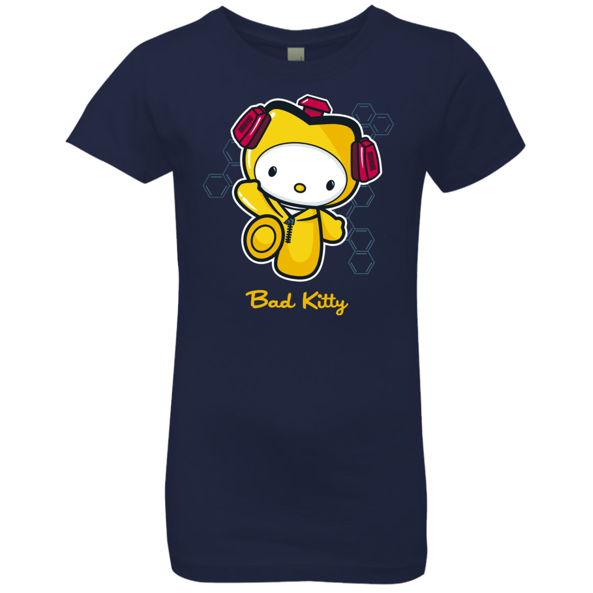 T-Shirts Midnight Navy / YXS Bad Kitty Girls Premium T-Shirt