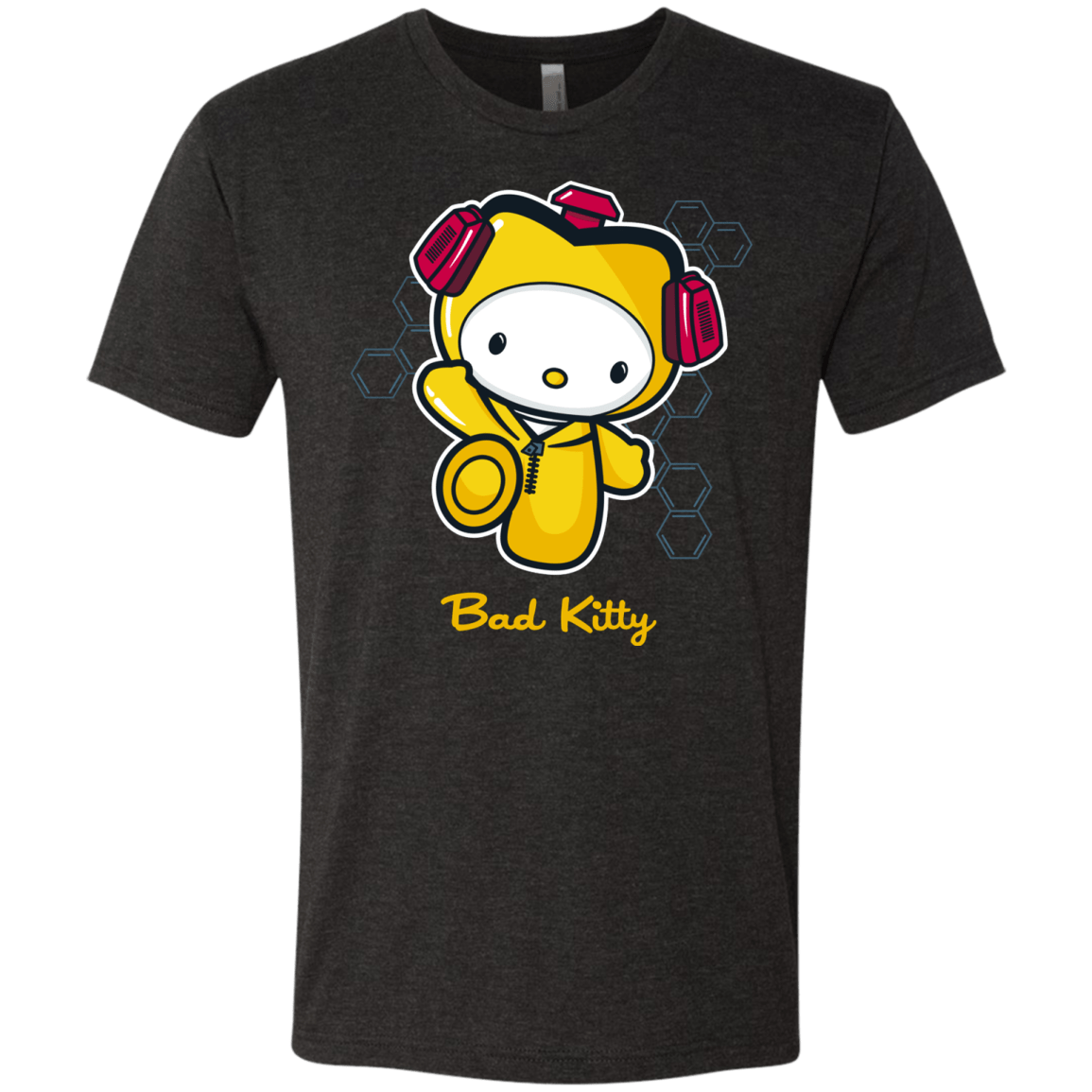 T-Shirts Vintage Black / Small Bad Kitty Men's Triblend T-Shirt