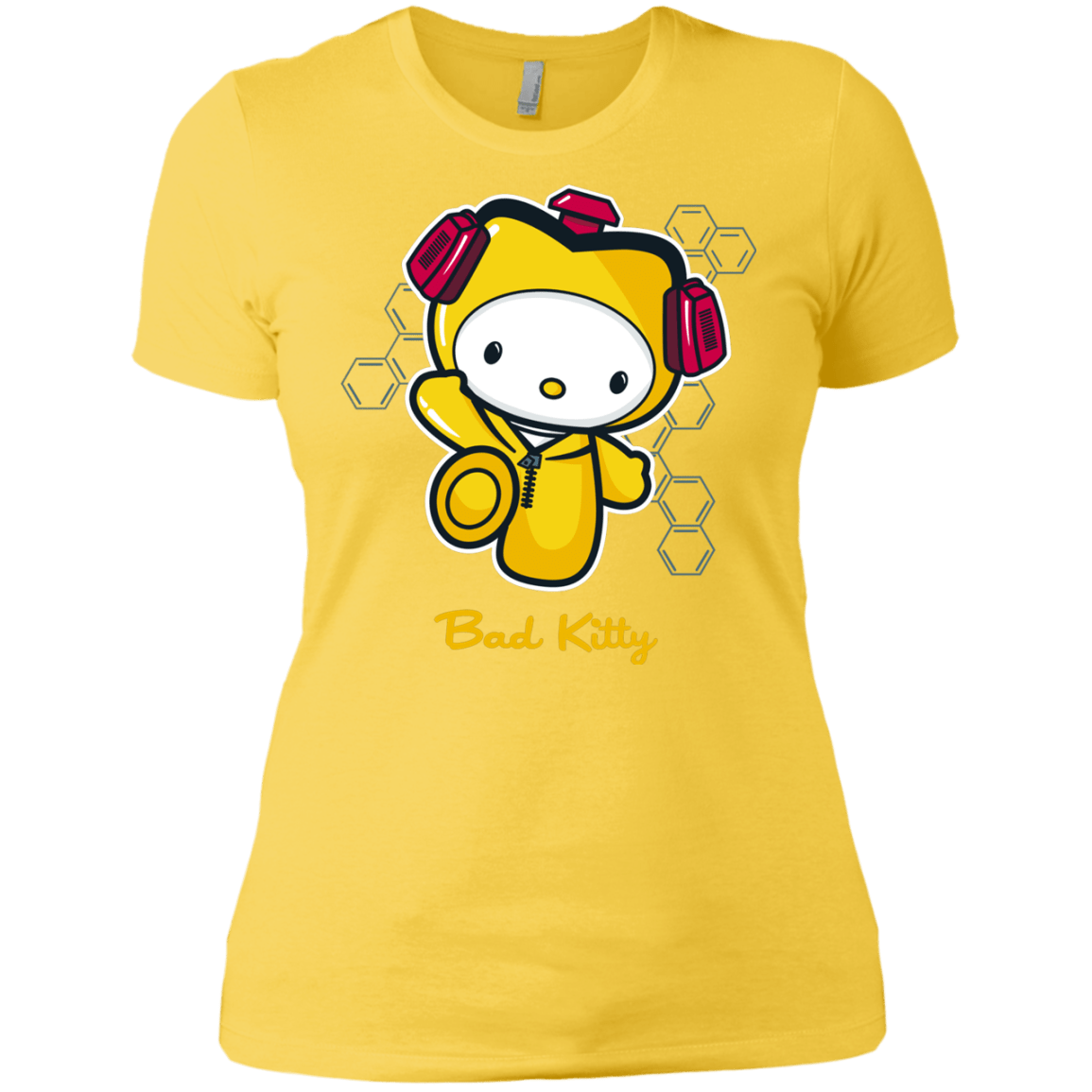 T-Shirts Vibrant Yellow / X-Small Bad Kitty Women's Premium T-Shirt