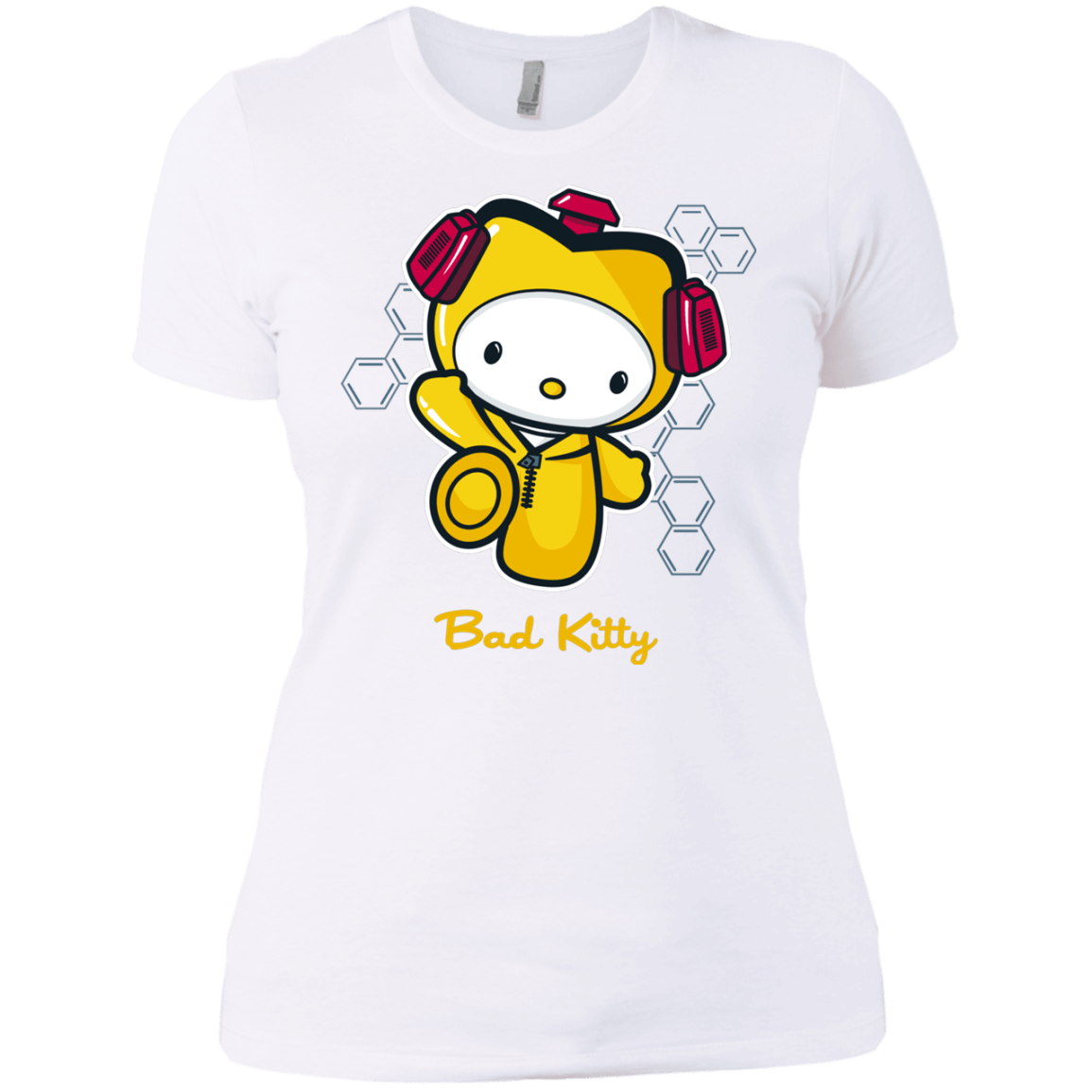 T-Shirts White / X-Small Bad Kitty Women's Premium T-Shirt