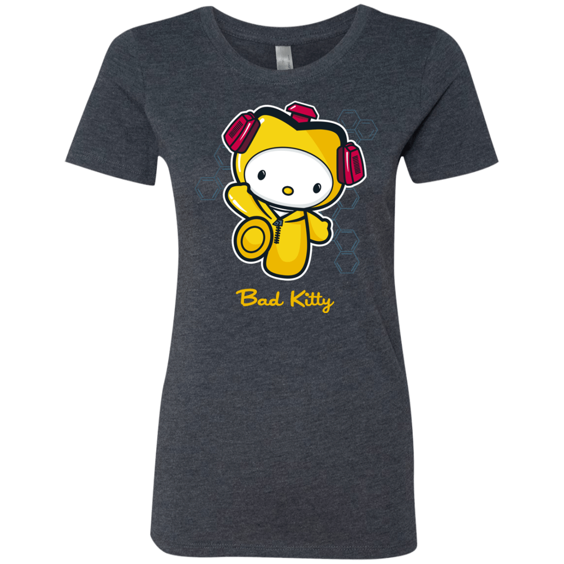 T-Shirts Vintage Navy / Small Bad Kitty Women's Triblend T-Shirt
