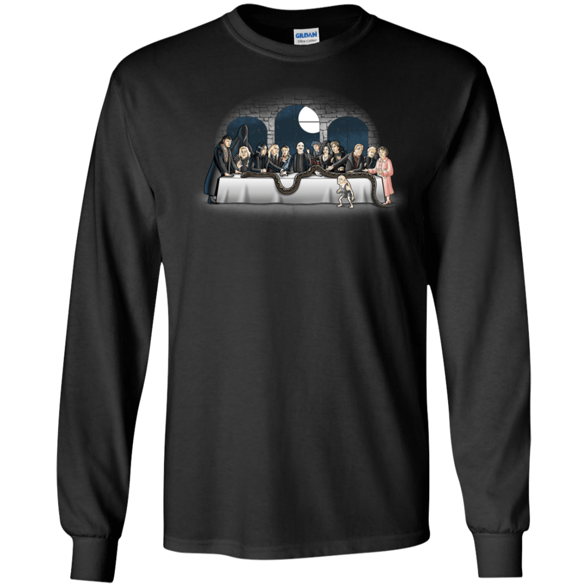 T-Shirts Black / S Bad Magic Dinner Men's Long Sleeve T-Shirt