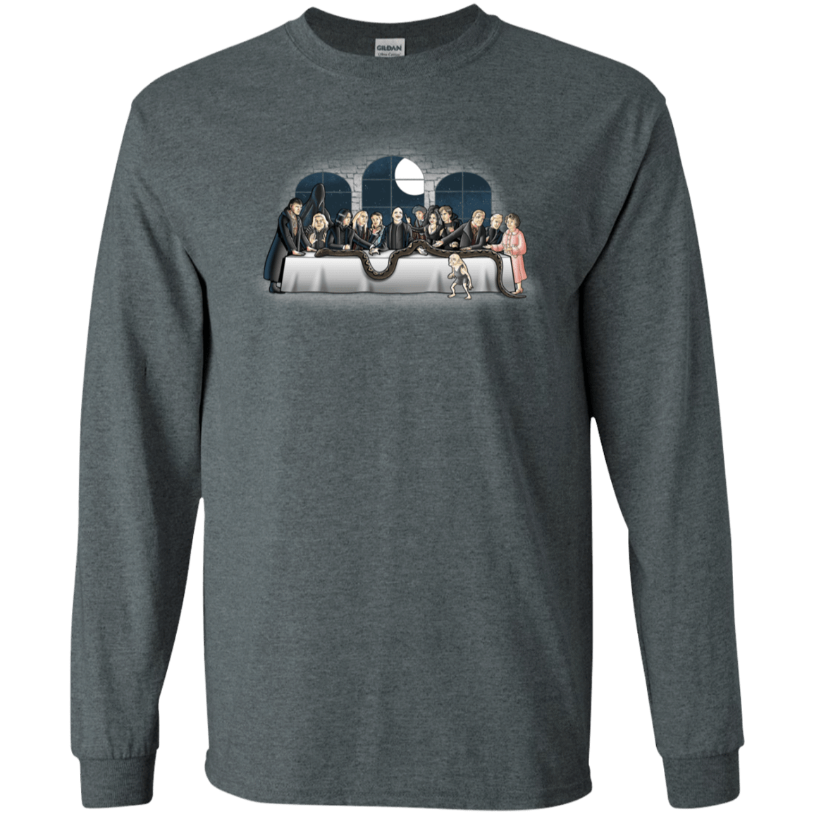T-Shirts Dark Heather / S Bad Magic Dinner Men's Long Sleeve T-Shirt