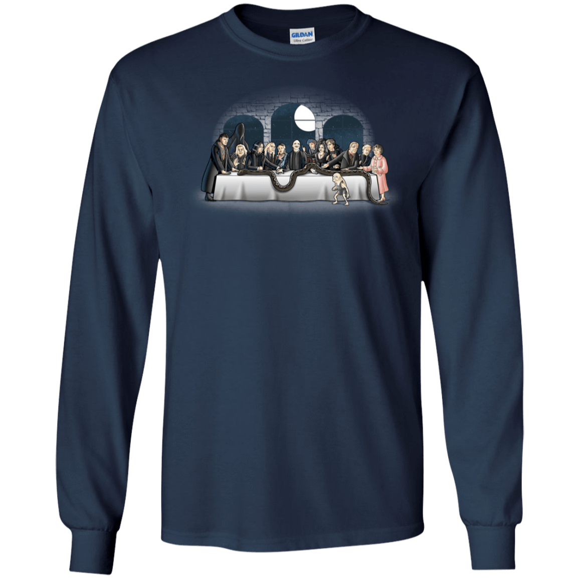 T-Shirts Navy / S Bad Magic Dinner Men's Long Sleeve T-Shirt