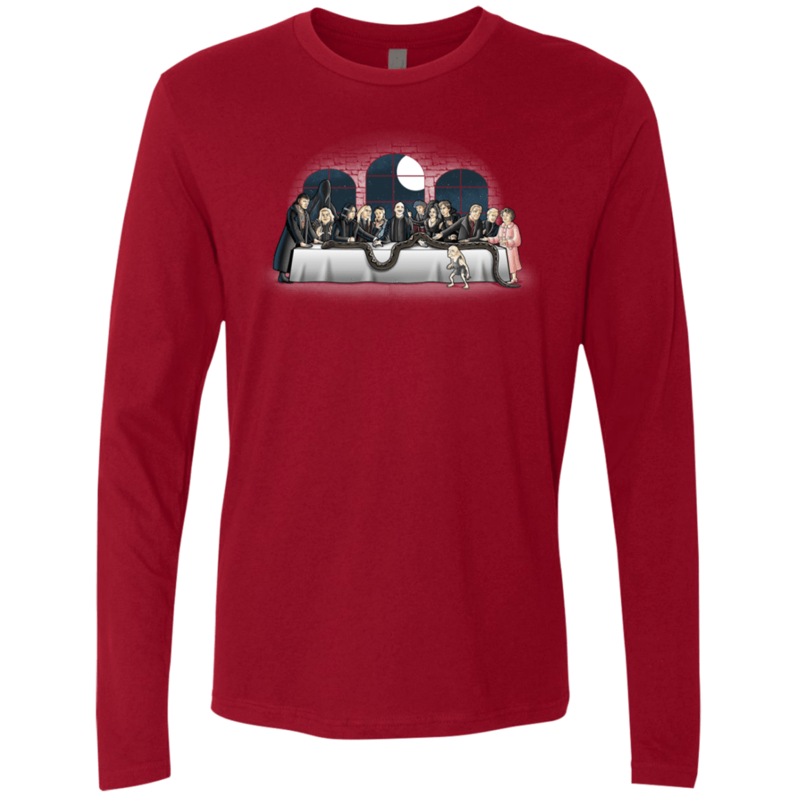 T-Shirts Cardinal / S Bad Magic Dinner Men's Premium Long Sleeve