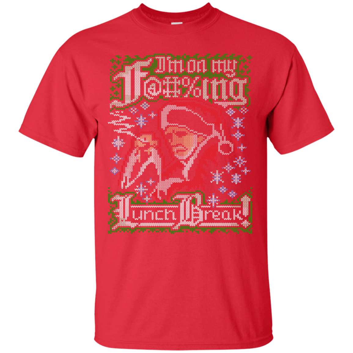 T-Shirts Red / Small Bad Santa Ugly sweater T-Shirt