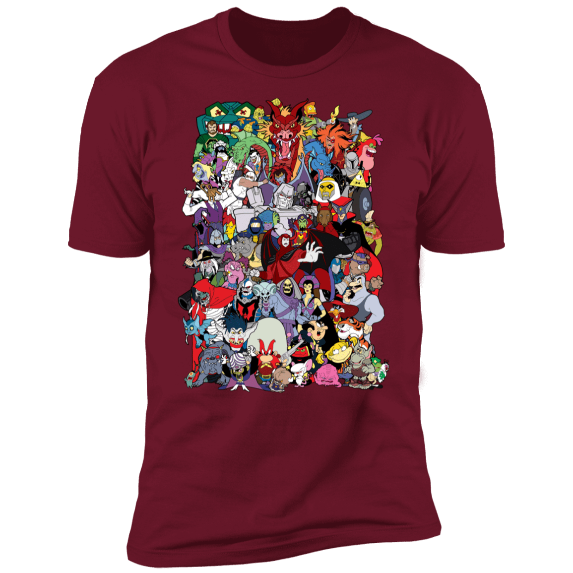 T-Shirts Cardinal / S Bad to the Bone Men's Premium T-Shirt