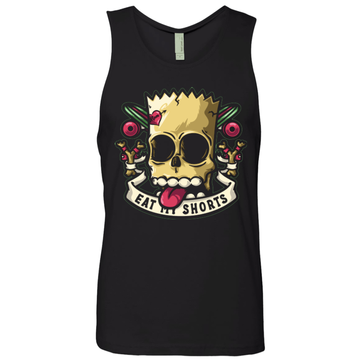 T-Shirts Black / Small Bad to the Bone Men's Premium Tank Top