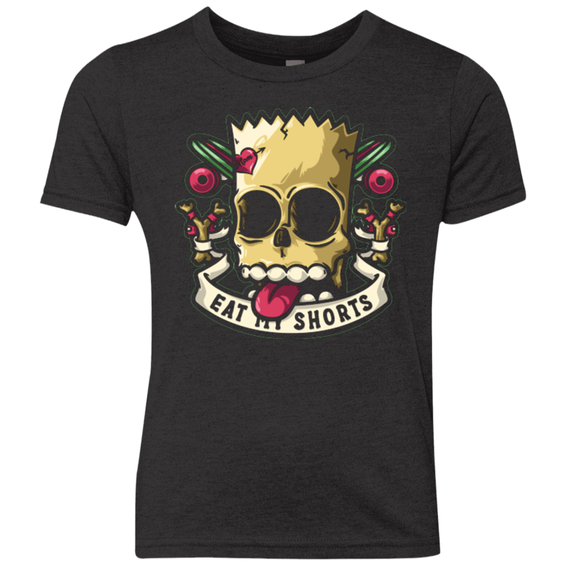 T-Shirts Vintage Black / YXS Bad to the Bone Youth Triblend T-Shirt