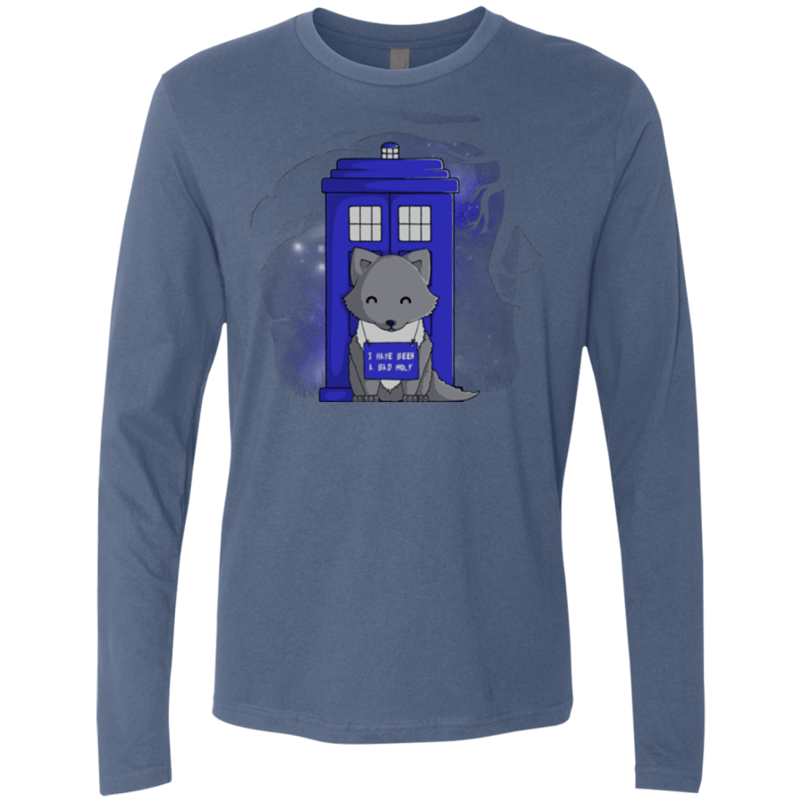 T-Shirts Indigo / Small Bad Wolf Men's Premium Long Sleeve