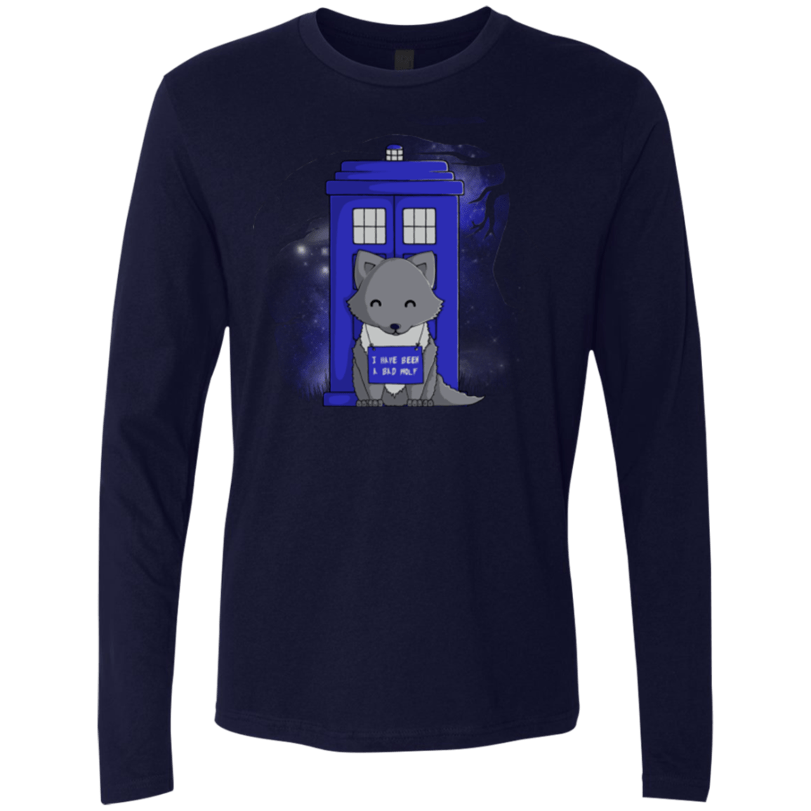 T-Shirts Midnight Navy / Small Bad Wolf Men's Premium Long Sleeve