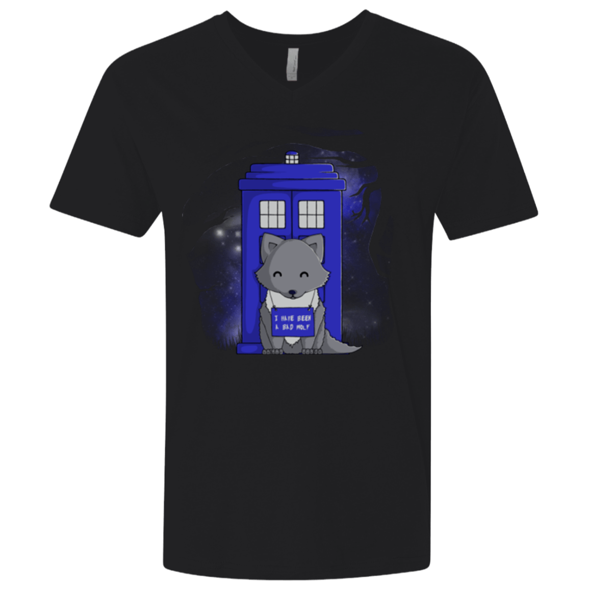 T-Shirts Black / X-Small Bad Wolf Men's Premium V-Neck