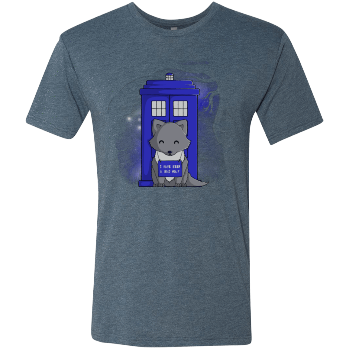 T-Shirts Indigo / Small Bad Wolf Men's Triblend T-Shirt