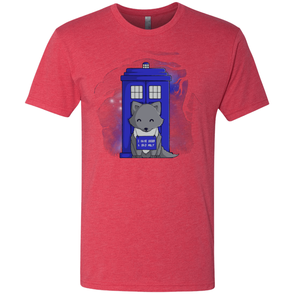 T-Shirts Vintage Red / Small Bad Wolf Men's Triblend T-Shirt