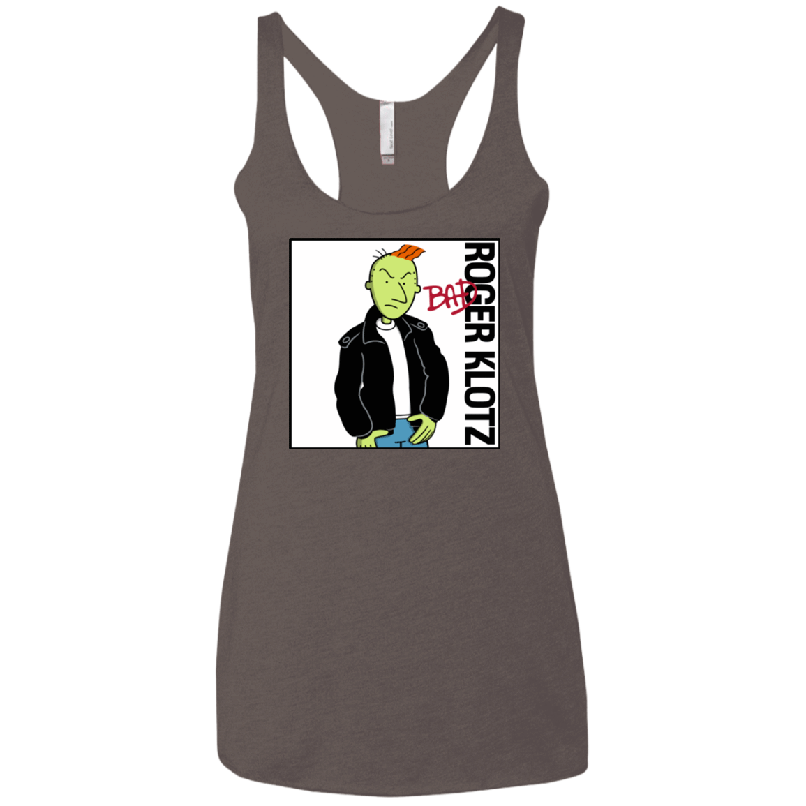 T-Shirts Macchiato / X-Small BAD Women's Triblend Racerback Tank