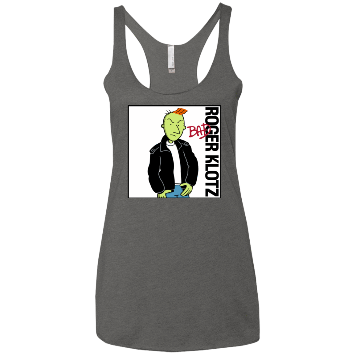 T-Shirts Premium Heather / X-Small BAD Women's Triblend Racerback Tank