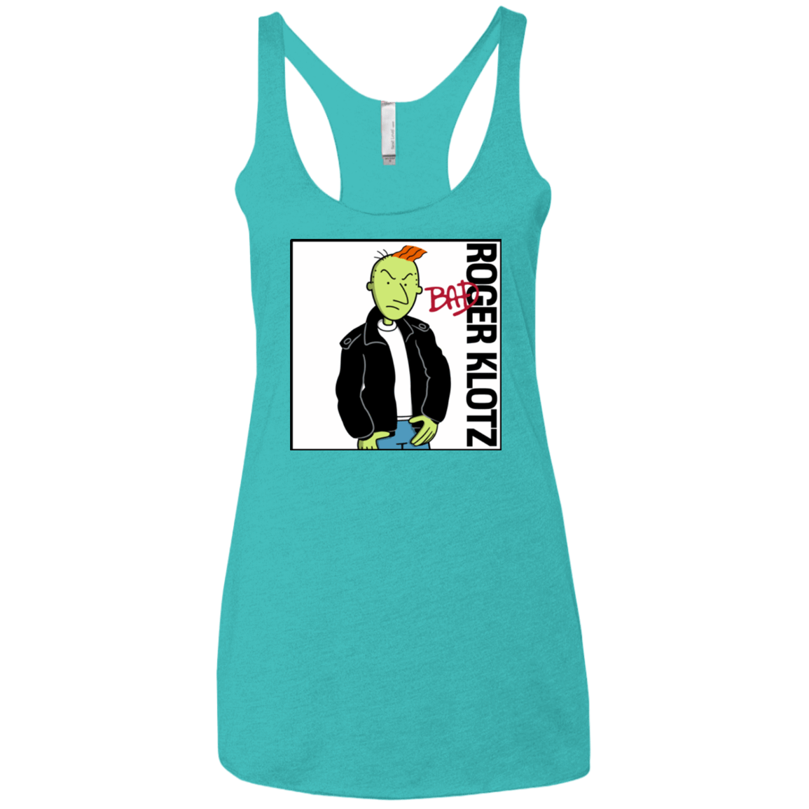 T-Shirts Tahiti Blue / X-Small BAD Women's Triblend Racerback Tank