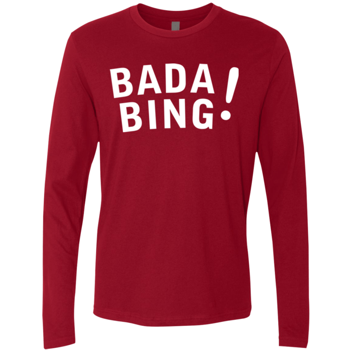 T-Shirts Cardinal / Small Bada bing Men's Premium Long Sleeve