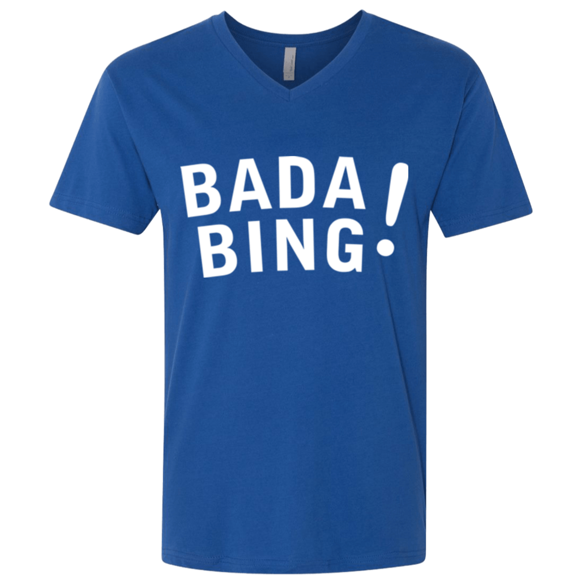 T-Shirts Royal / X-Small Bada bing Men's Premium V-Neck