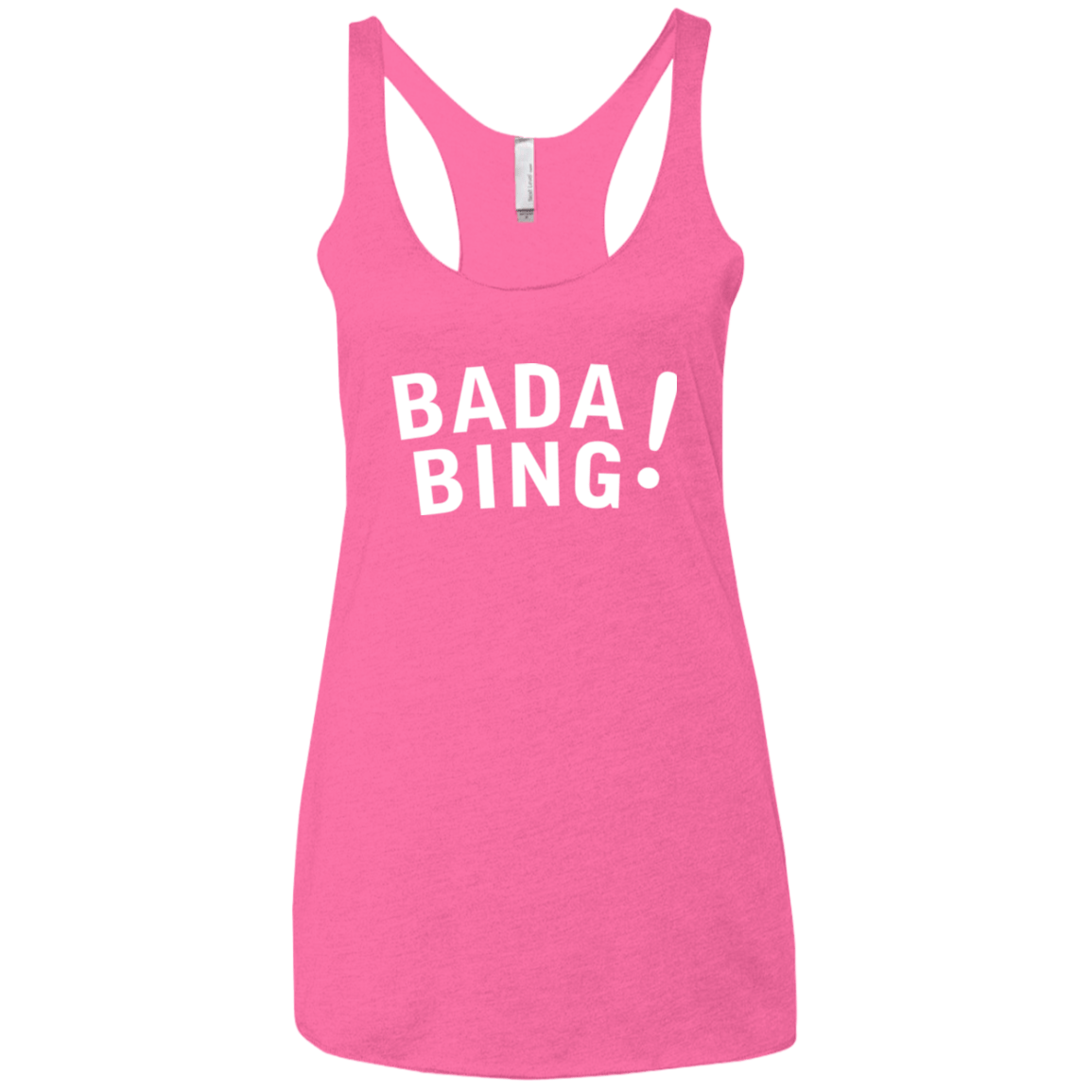 T-Shirts Vintage Pink / X-Small Bada bing Women's Triblend Racerback Tank