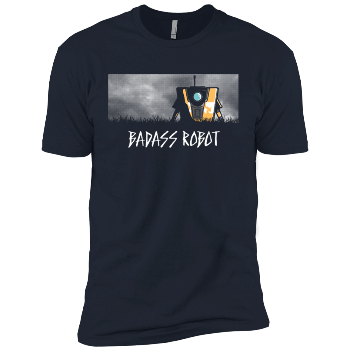 T-Shirts Midnight Navy / YXS BADASS ROBOT Boys Premium T-Shirt