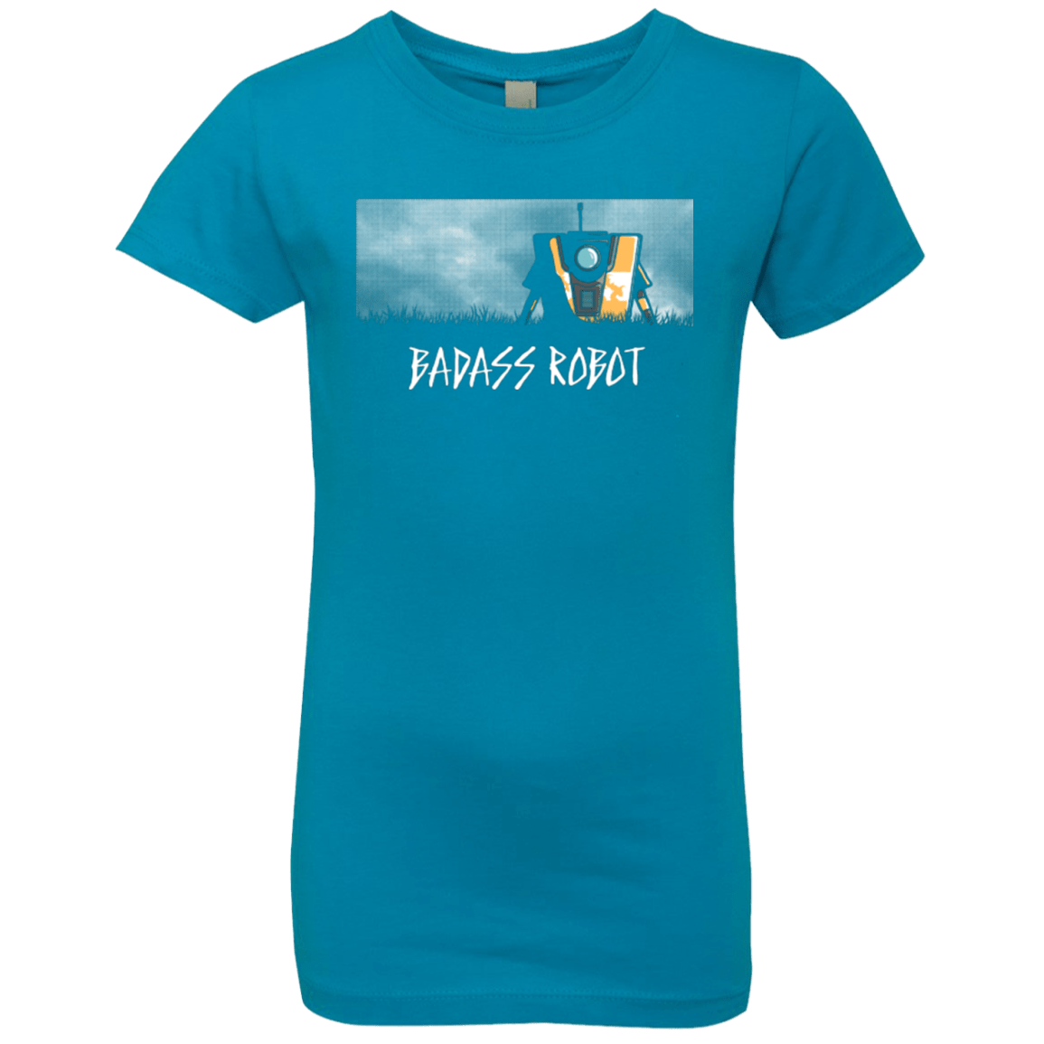 T-Shirts Turquoise / YXS BADASS ROBOT Girls Premium T-Shirt