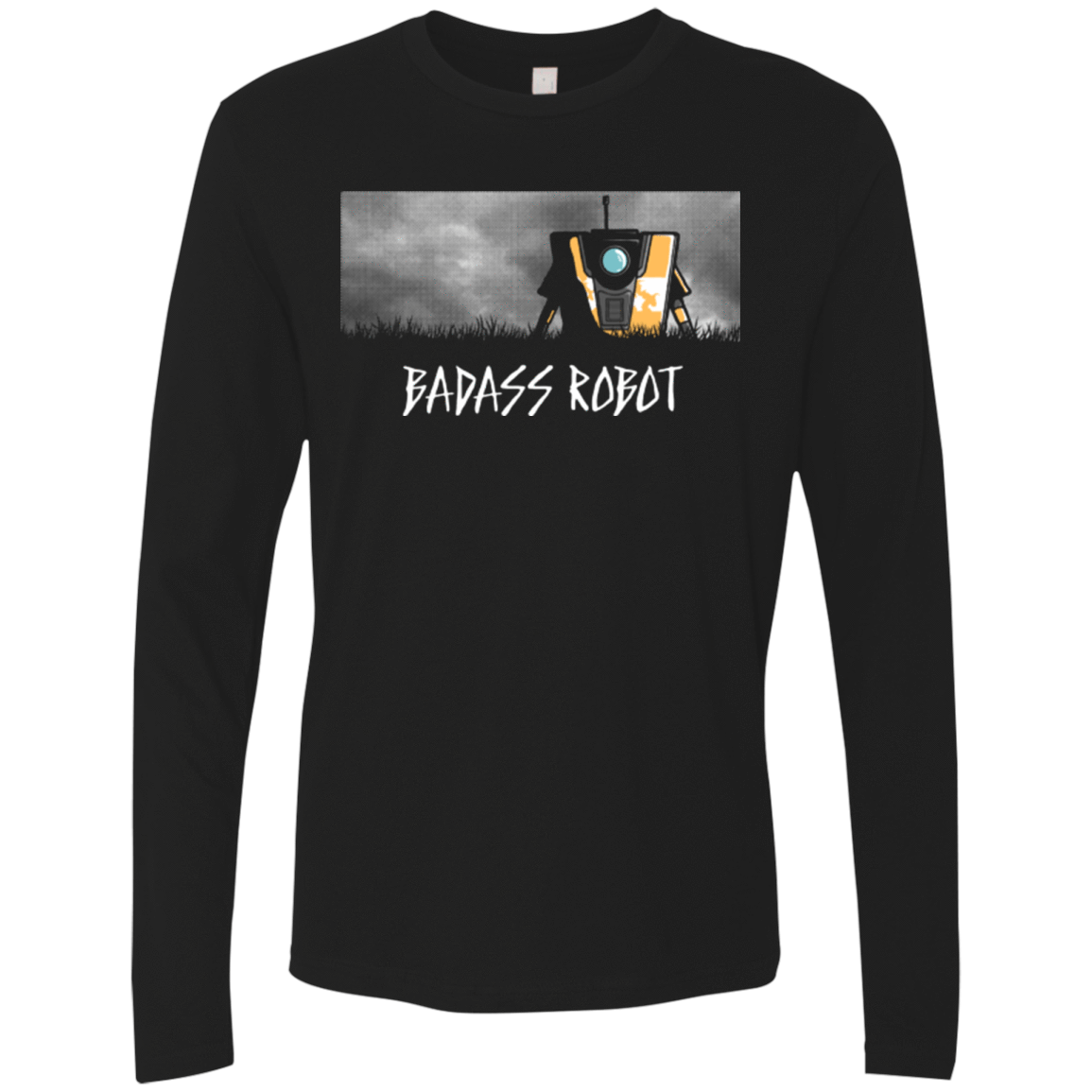 T-Shirts Black / Small BADASS ROBOT Men's Premium Long Sleeve