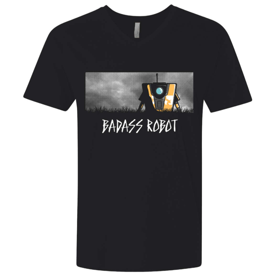 T-Shirts Black / X-Small BADASS ROBOT Men's Premium V-Neck