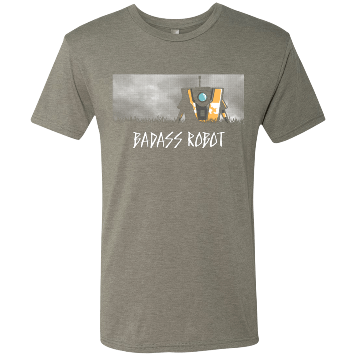 T-Shirts Venetian Grey / Small BADASS ROBOT Men's Triblend T-Shirt