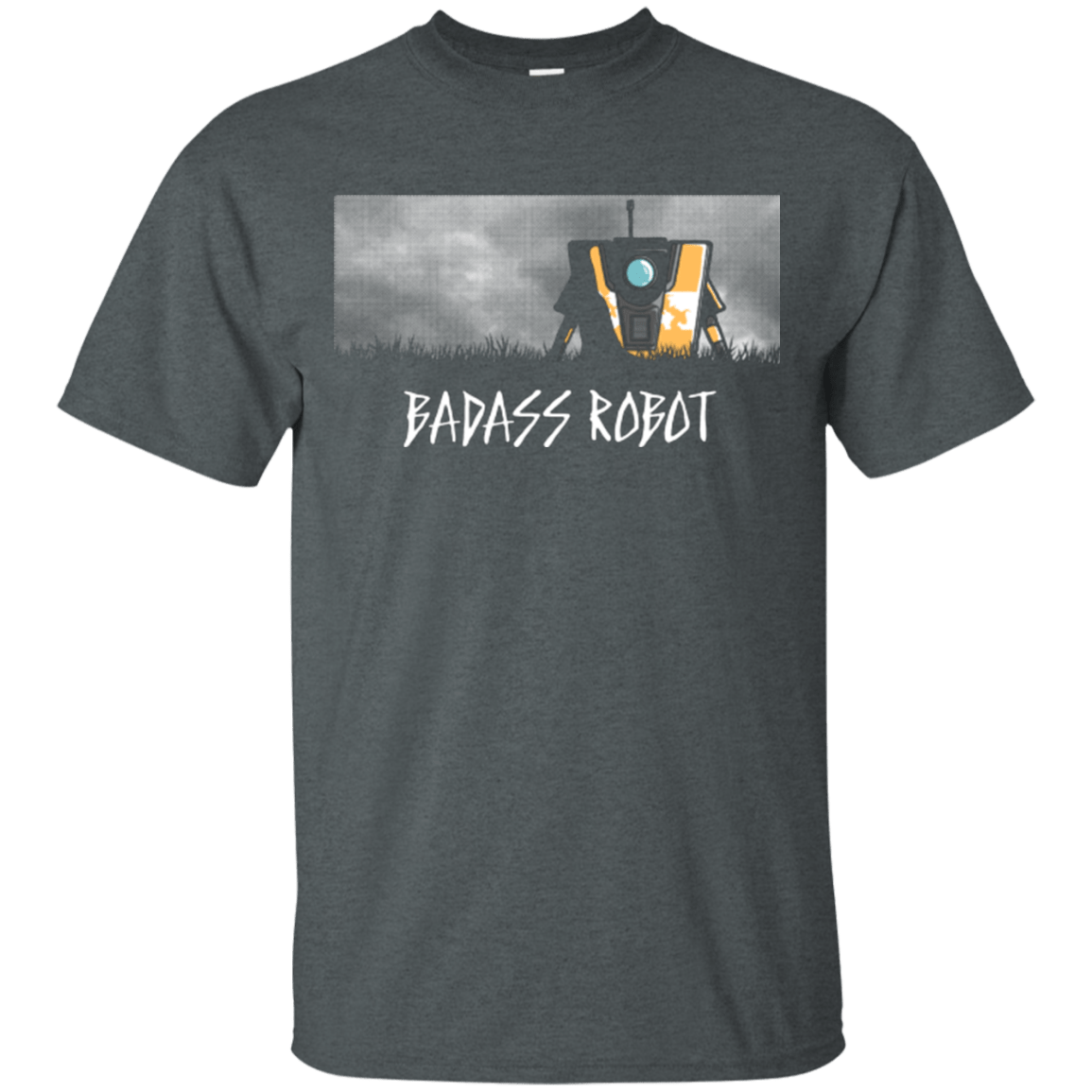 T-Shirts Dark Heather / Small BADASS ROBOT T-Shirt
