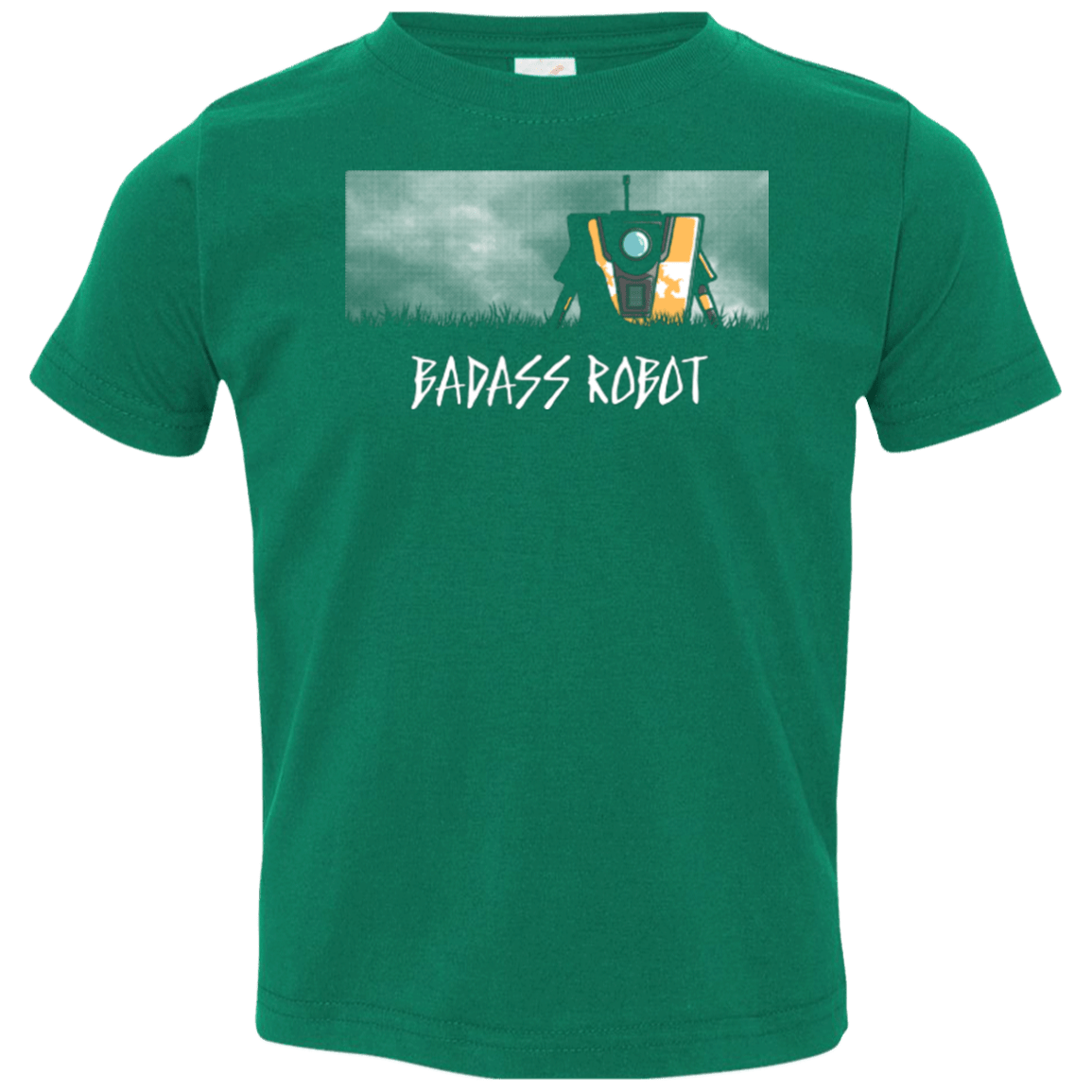 T-Shirts Kelly / 2T BADASS ROBOT Toddler Premium T-Shirt