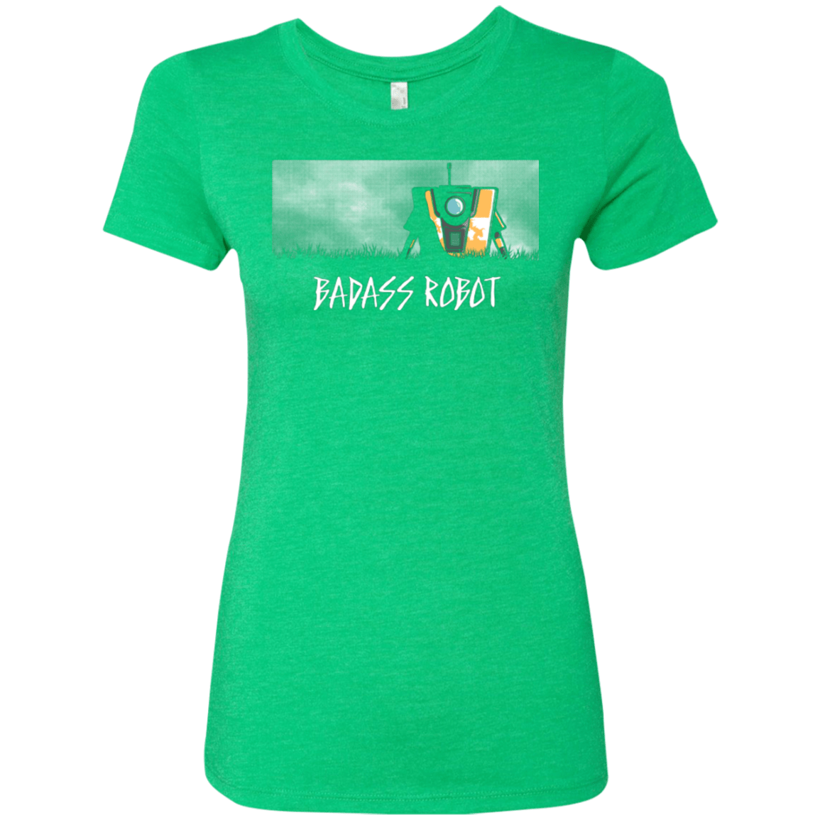 T-Shirts Envy / Small BADASS ROBOT Women's Triblend T-Shirt