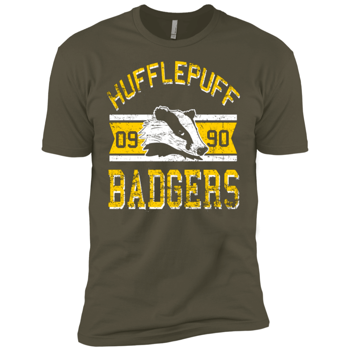 T-Shirts Military Green / X-Small Badgers Men's Premium T-Shirt