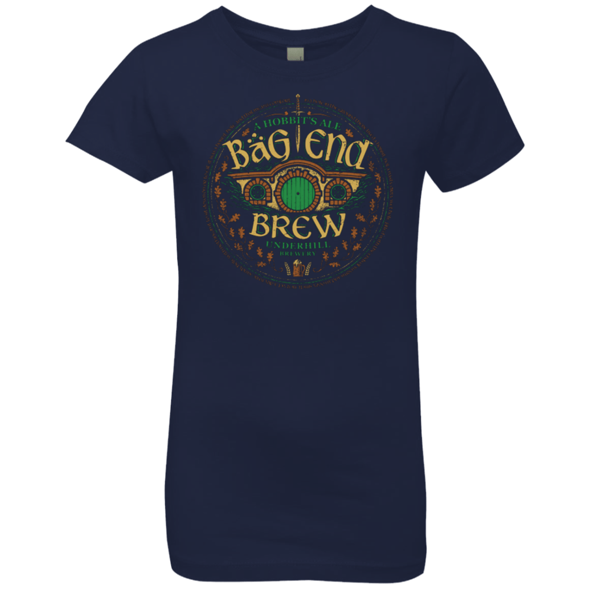 T-Shirts Midnight Navy / YXS Bag End Brew Girls Premium T-Shirt