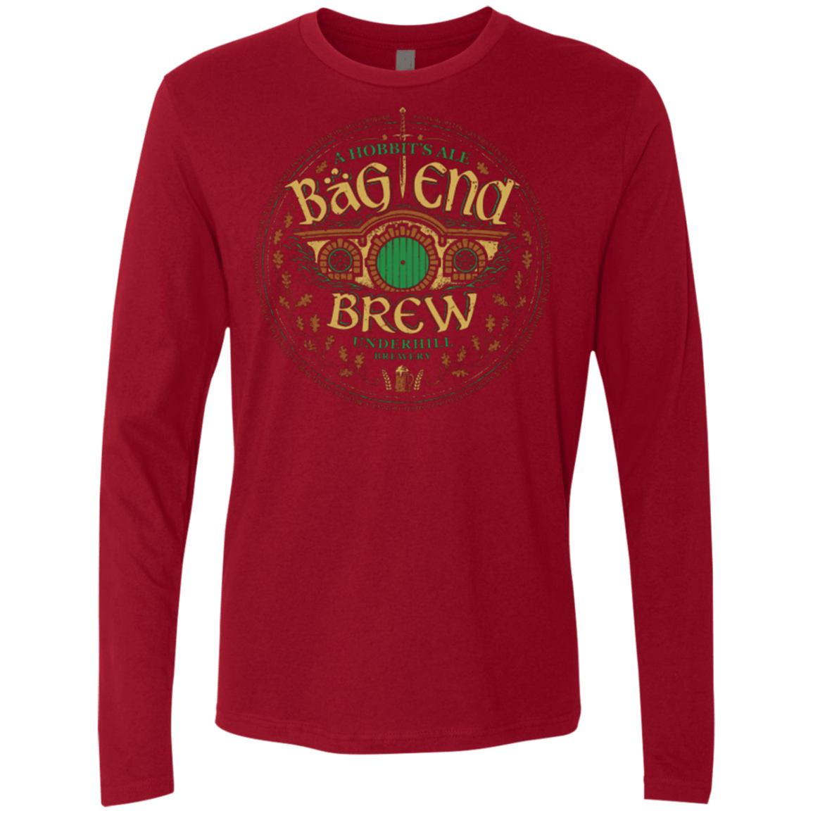 T-Shirts Cardinal / Small Bag End Brew Men's Premium Long Sleeve