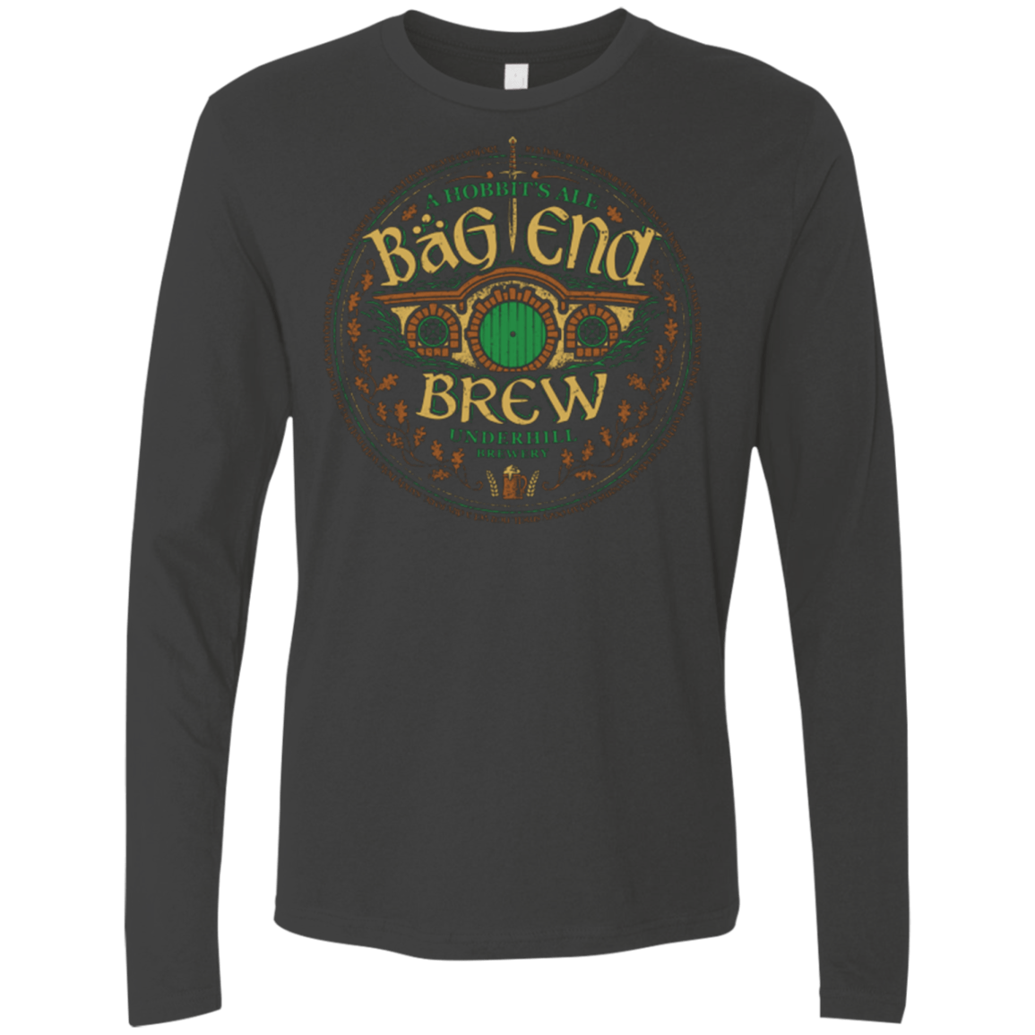 T-Shirts Heavy Metal / Small Bag End Brew Men's Premium Long Sleeve