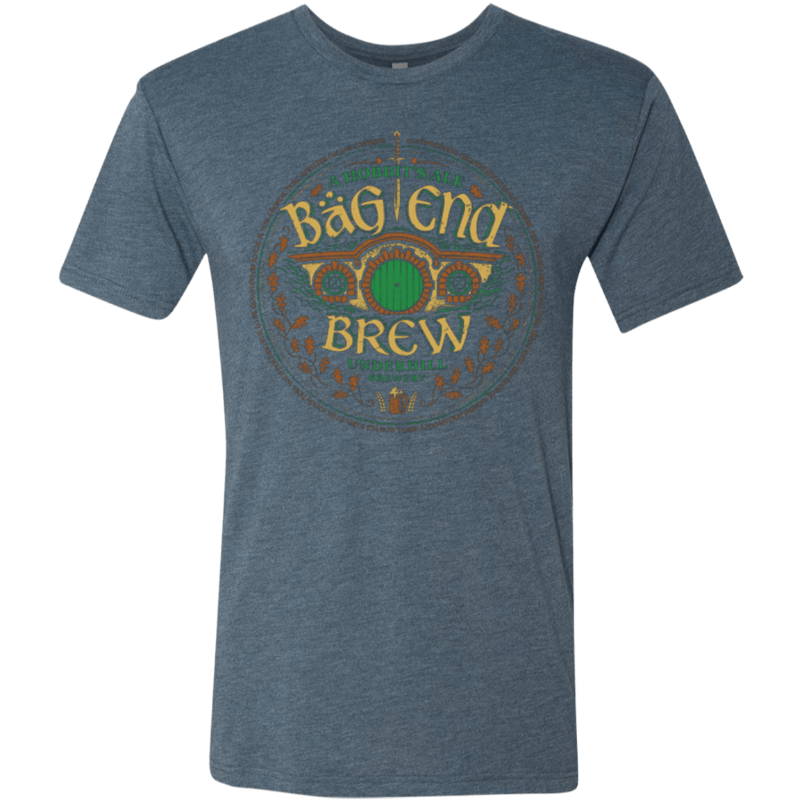 T-Shirts Indigo / Small Bag End Brew Men's Triblend T-Shirt